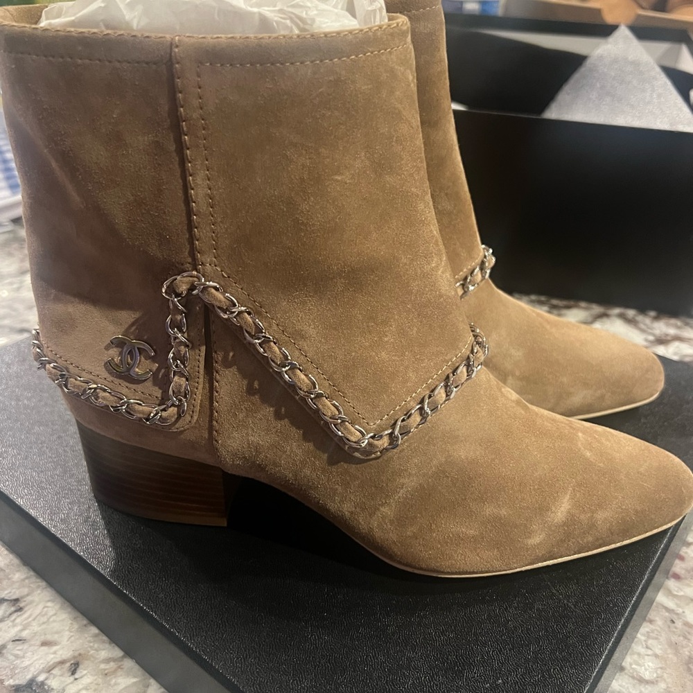 NEW CHANEL BOOTS (never worn)